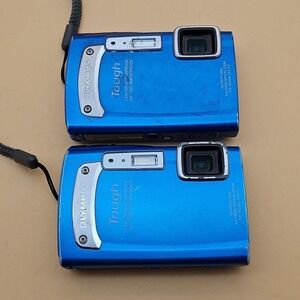Lot Of 2 Olympus Tough TG-320 Waterproof Digital Camera UNTESTED AS IS FOR PARTS
